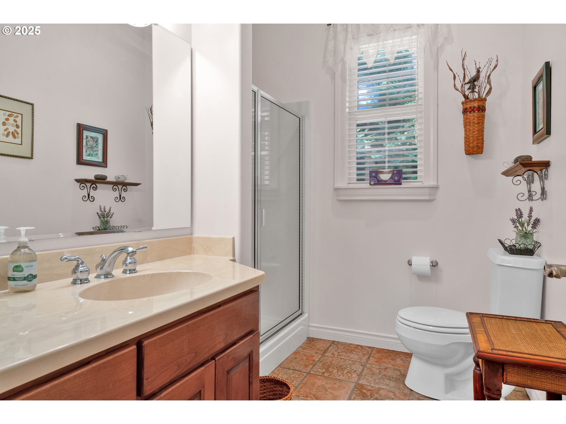 83485 Clear Lake Road Florence, OR 97439 - Photo 35 of 47 a bathroom with a sink a toilet and a mirror