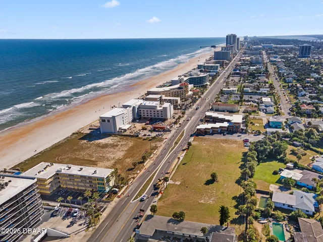 a view of city and ocean