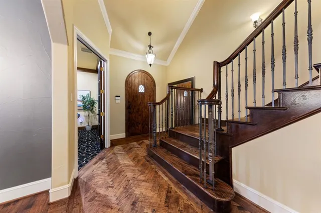 a view of an entryway door