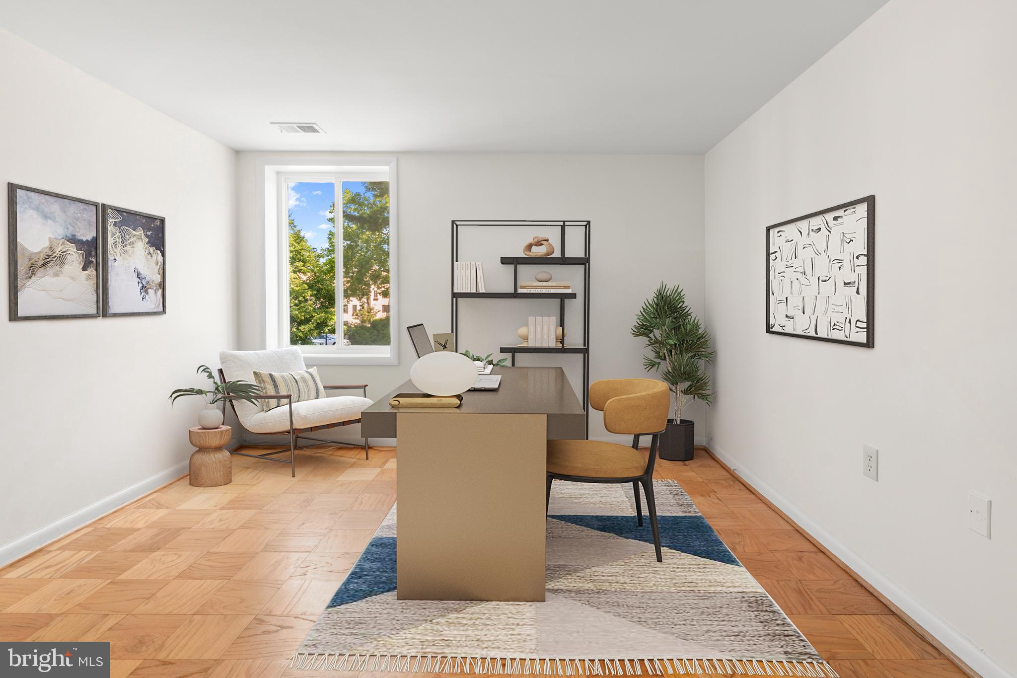 10069 Windstream Drive, Unit 4 Columbia, MD 21044 - Photo 20 of 76 Virtually staged bedroom as an office