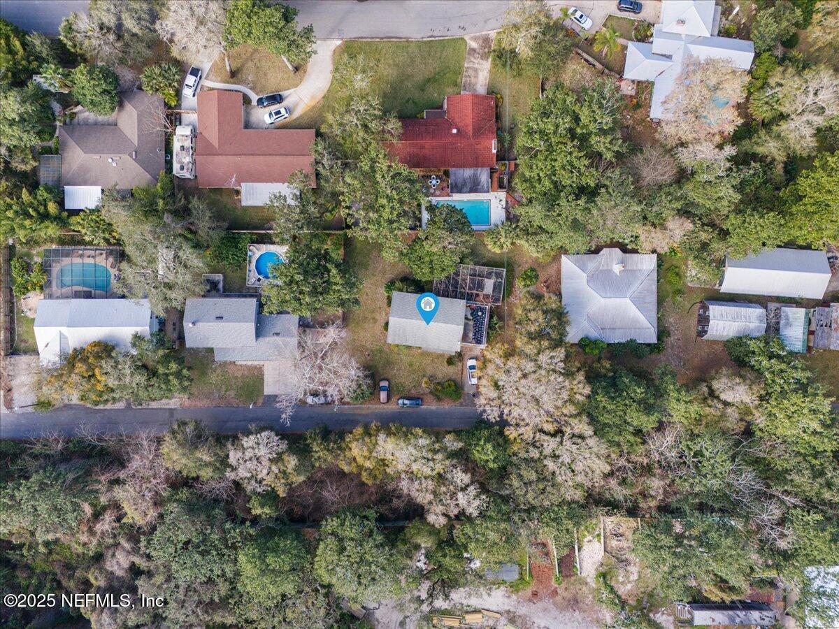 10 Baru Road St. Augustine, FL 32080 - Photo 9 of 12 an aerial view of a house with a yard