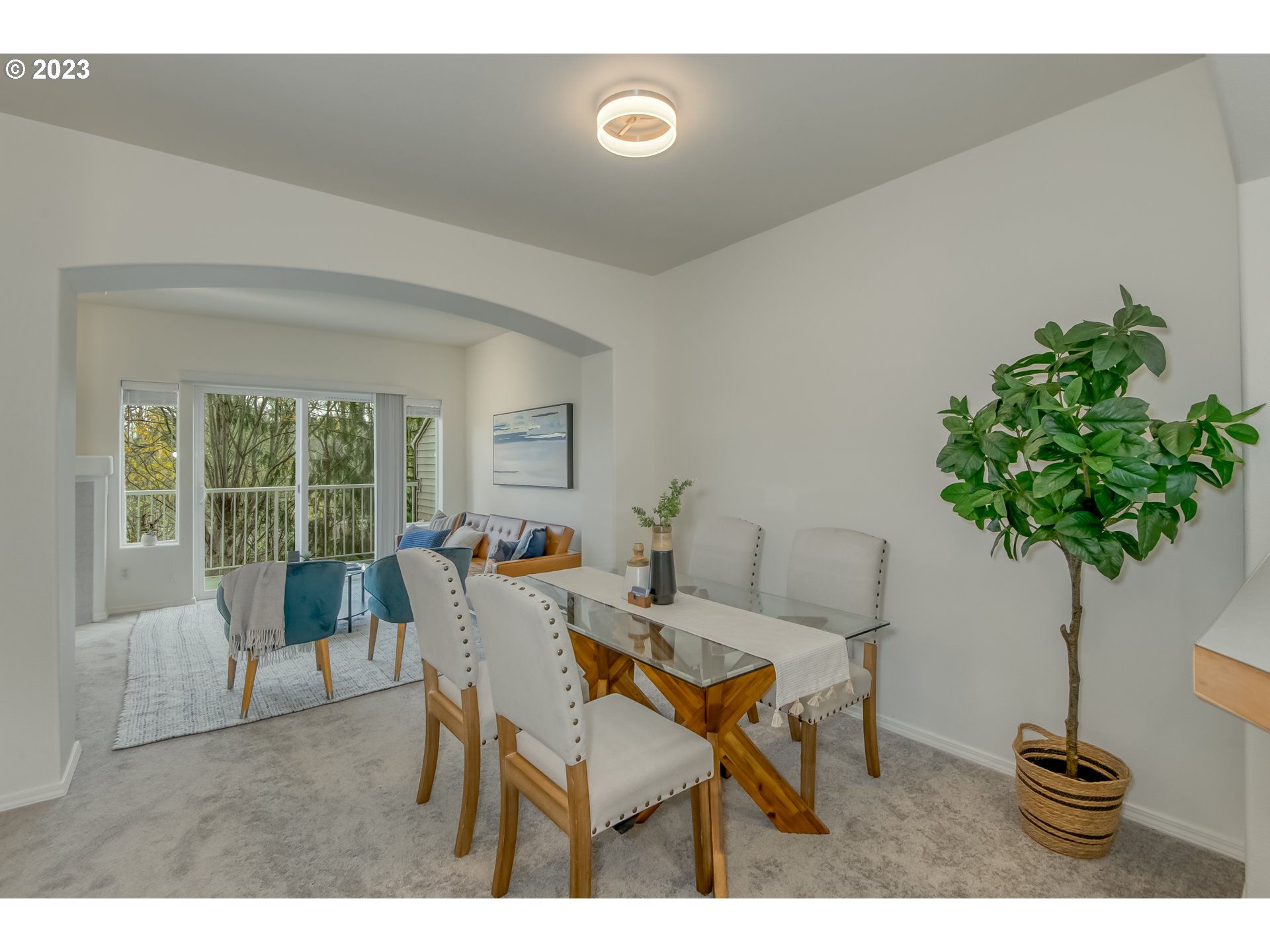 13780 Southwest Scholls Ferry Road, Unit 103 Beaverton, OR 97007 - Photo 8 of 22 Living Room/Dining Room