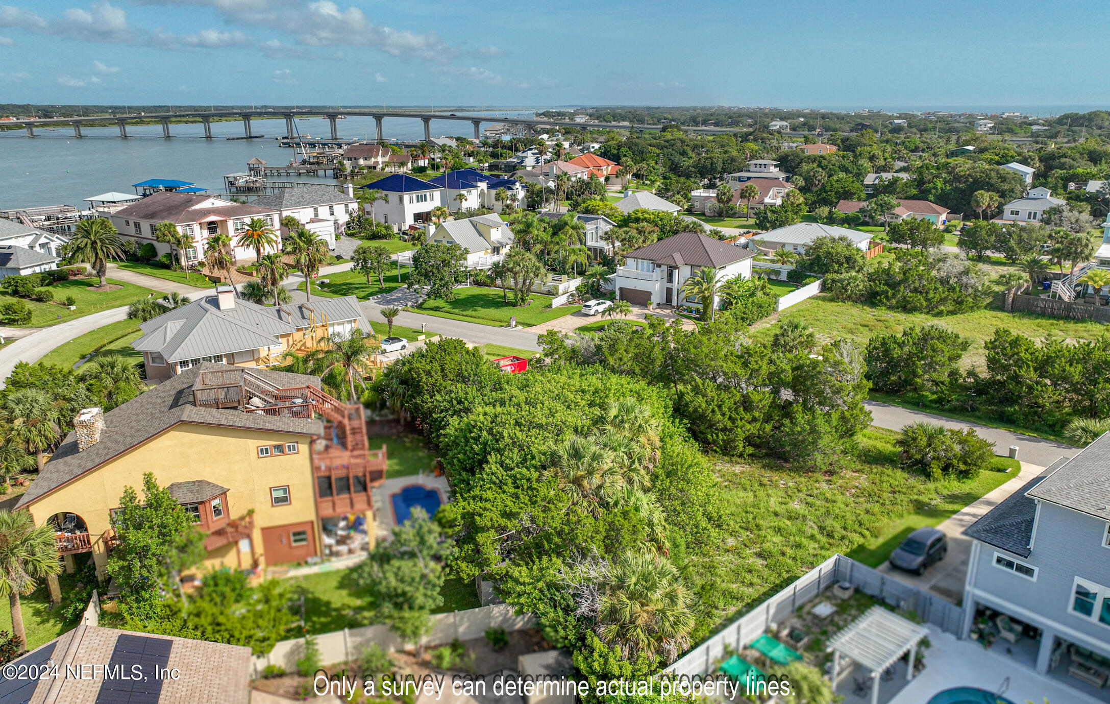 203 Sea Turtle Way St. Augustine, FL 32084 - Photo 14 of 28 an aerial view of a house with a garden