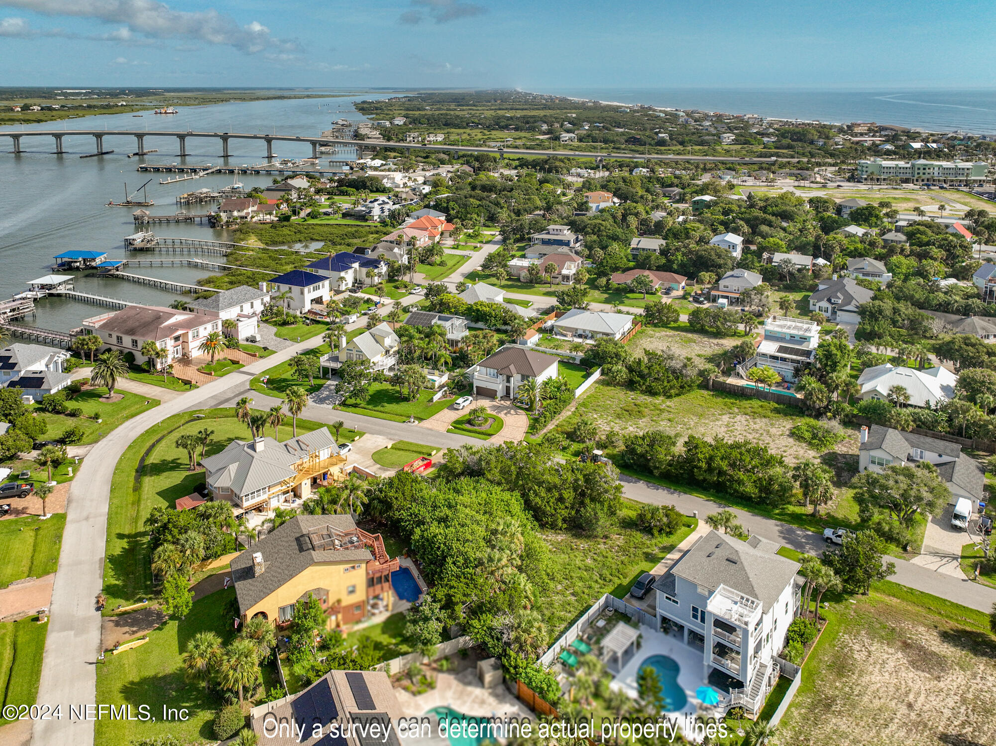 203 Sea Turtle Way St. Augustine, FL 32084 - Photo 25 of 28 an aerial view of residential houses with outdoor space