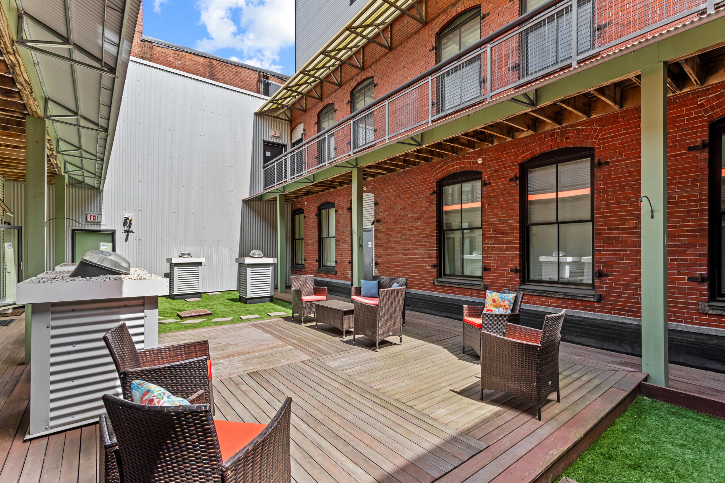 15 Brown Street, Unit 405 Portland, ME 04101 - Photo 41 of 46 Building Courtyard