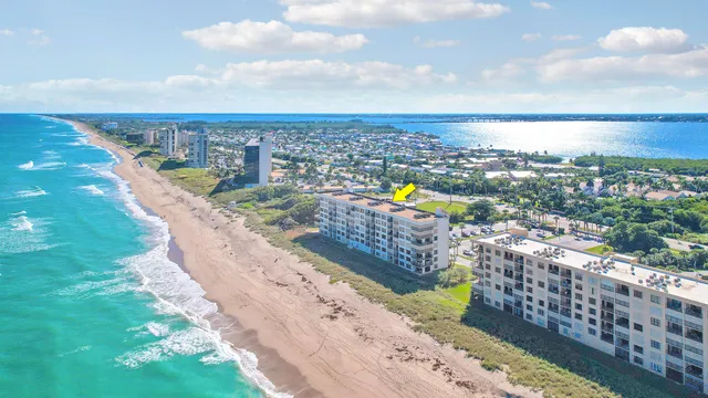 a view of ocean from a balcony