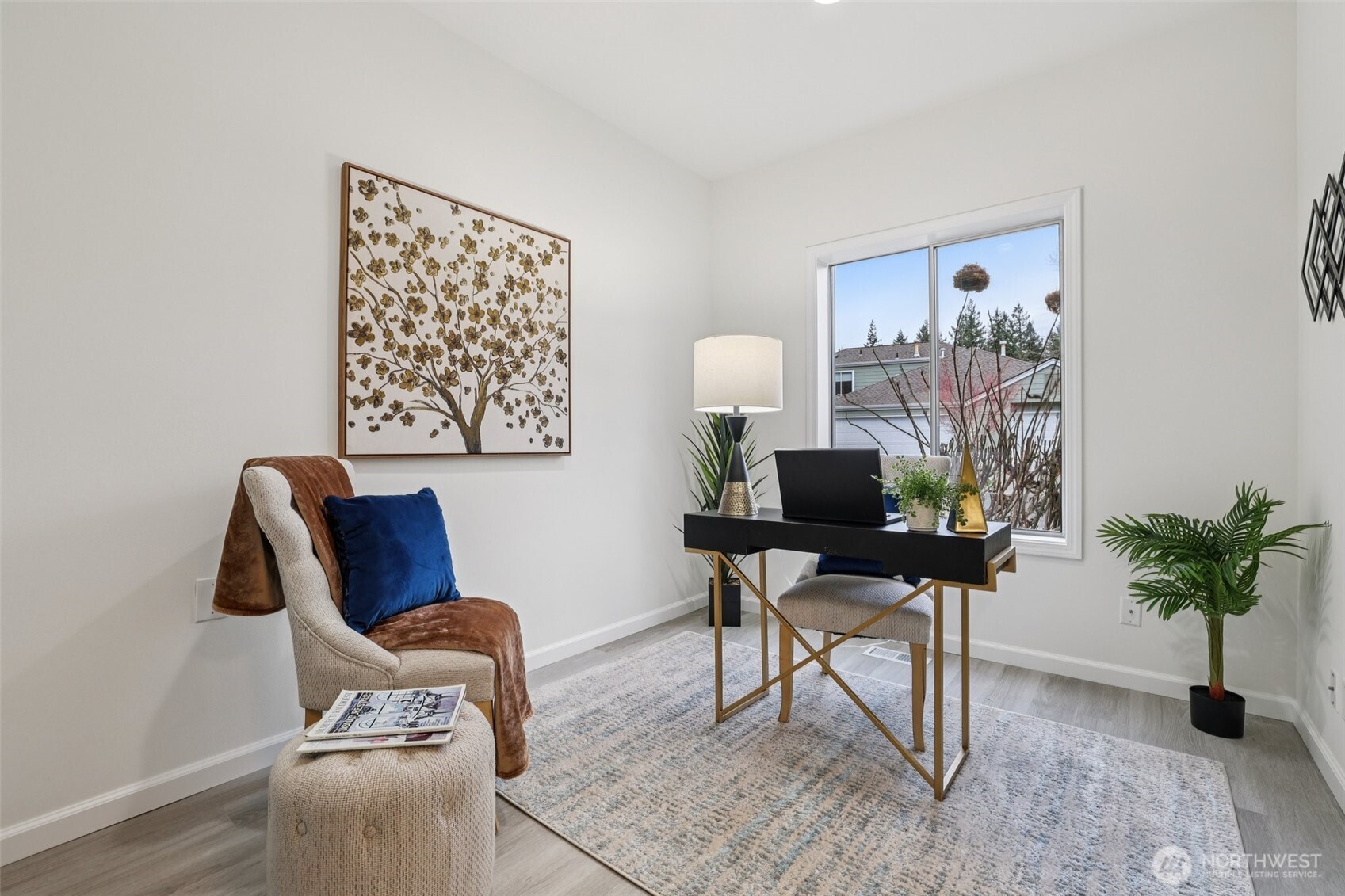 3625 224th Place Southeast Issaquah, WA 98029 - Photo 23 of 39 a work room with furniture and a potted plant