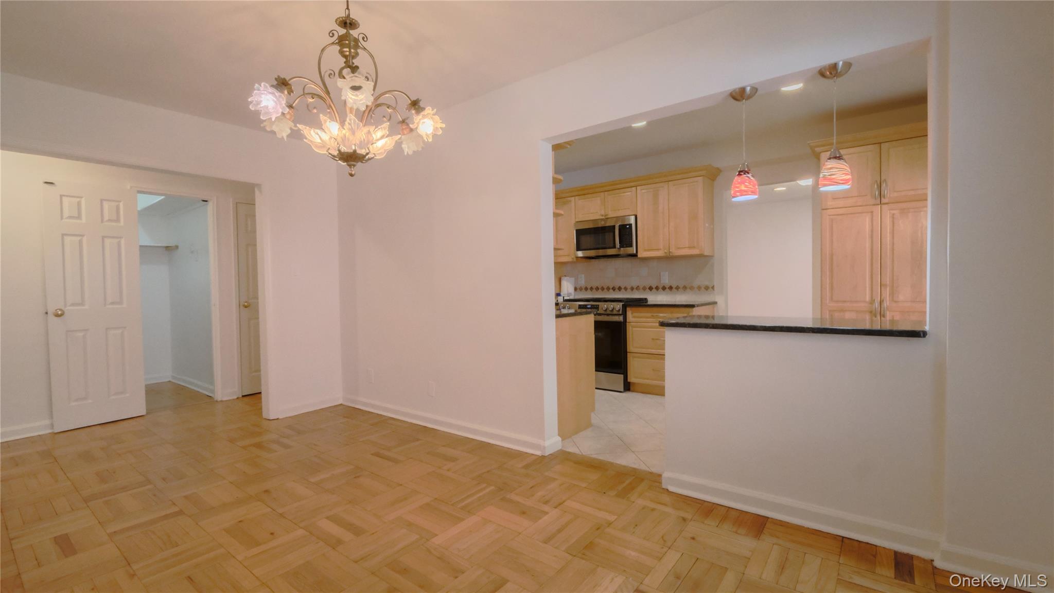 20 Canterbury Road, Unit 1P Great Neck, NY 11021 - Photo 14 of 28 Dining Room into Kitchen