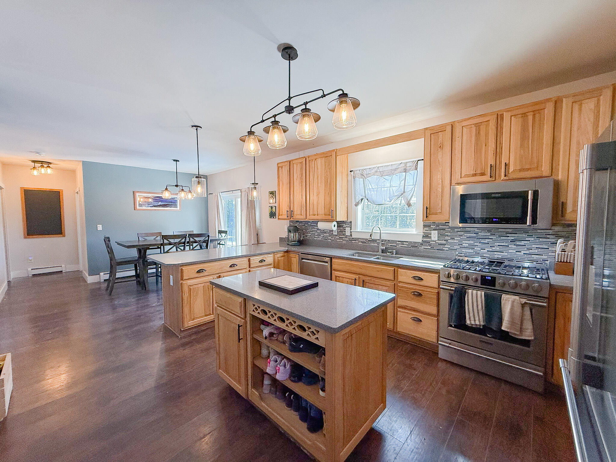 220 Boggy Brook Road Ellsworth, ME 04605 - Photo 16 of 49 Open concept kitchen to dining area