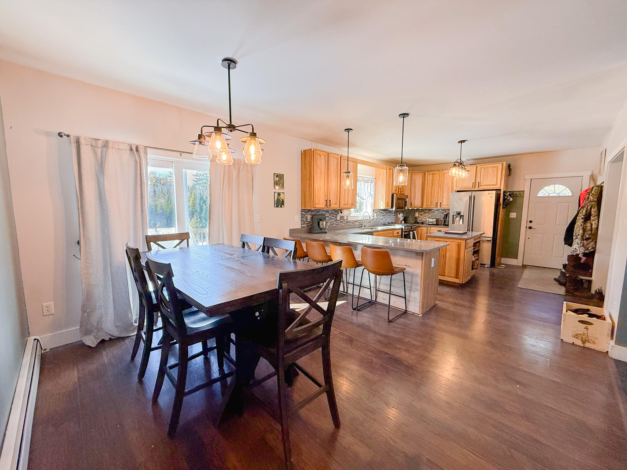 220 Boggy Brook Road Ellsworth, ME 04605 - Photo 19 of 44 Open concept kitchen to dining area