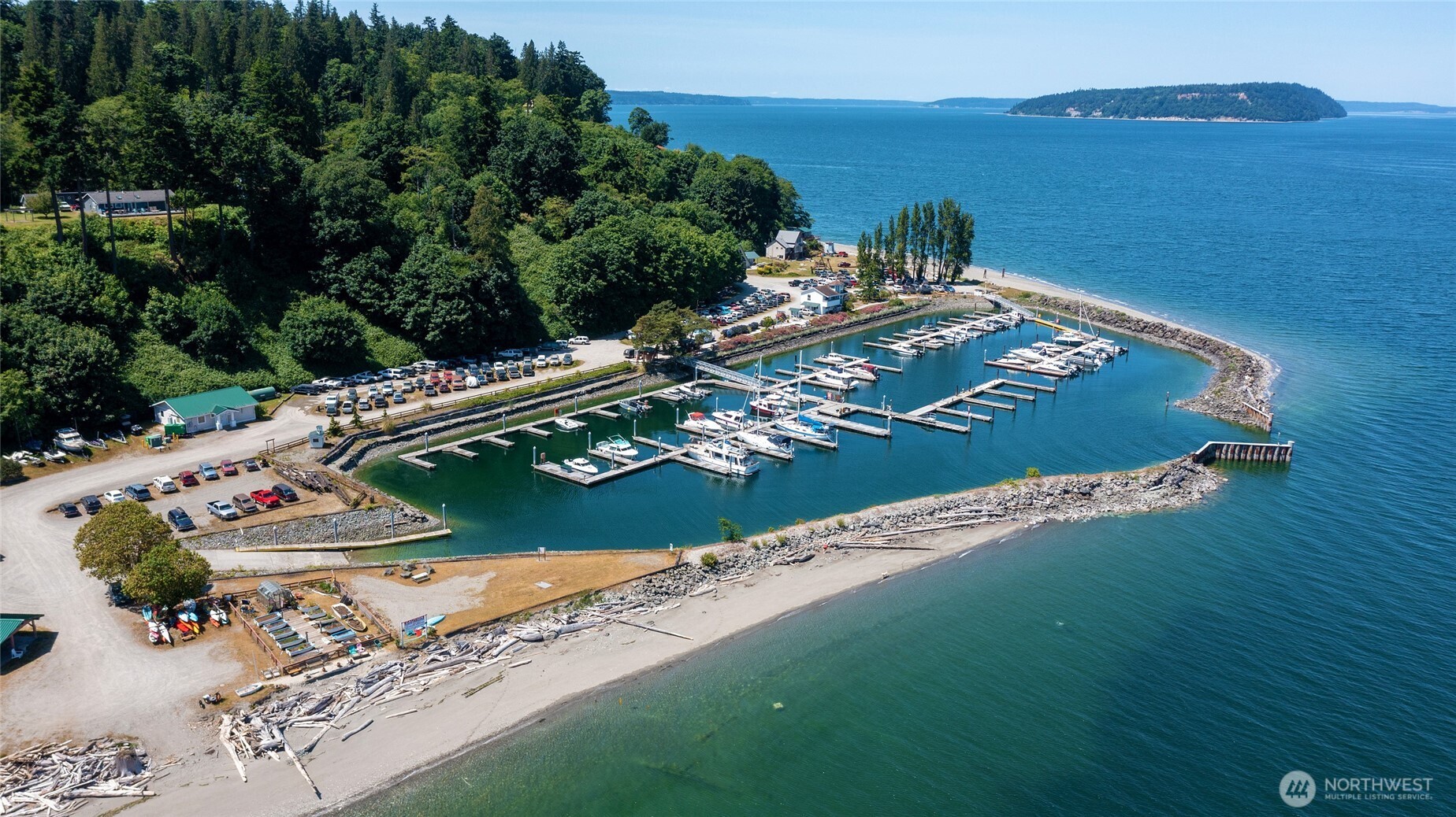 32 K Beach Way Hat Island, WA 98201 - Photo 18 of 21 an aerial view of a house