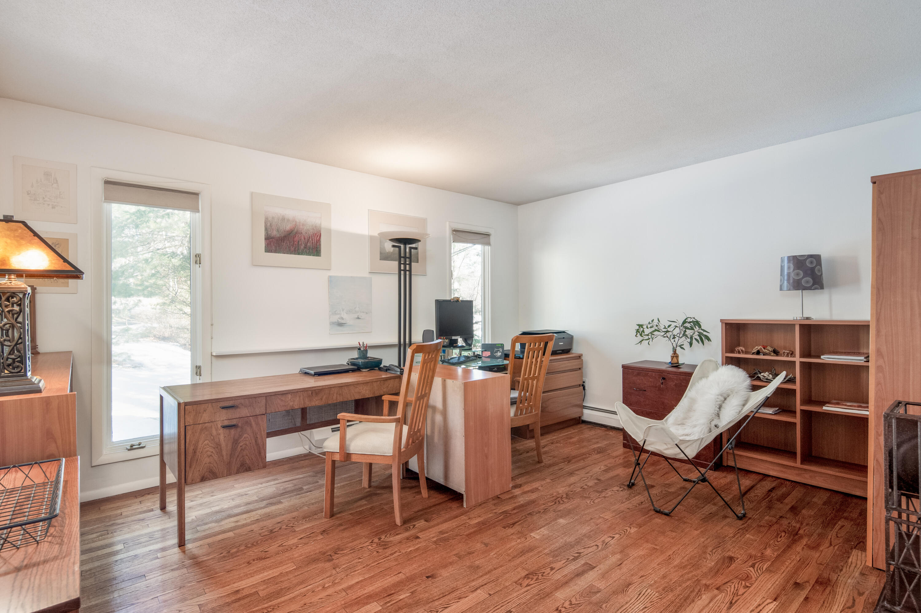 25 Chalburn Road Redding, CT 06896 - Photo 15 of 37 a view of a workspace with furniture and a window