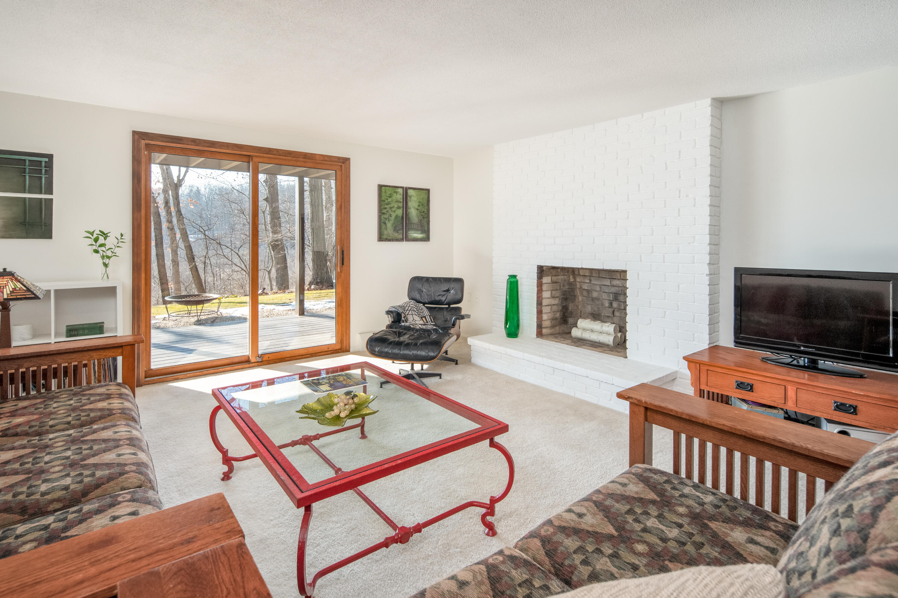 25 Chalburn Road Redding, CT 06896 - Photo 24 of 37 a bedroom with furniture and a flat screen tv