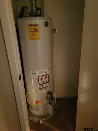 a view of water heater room