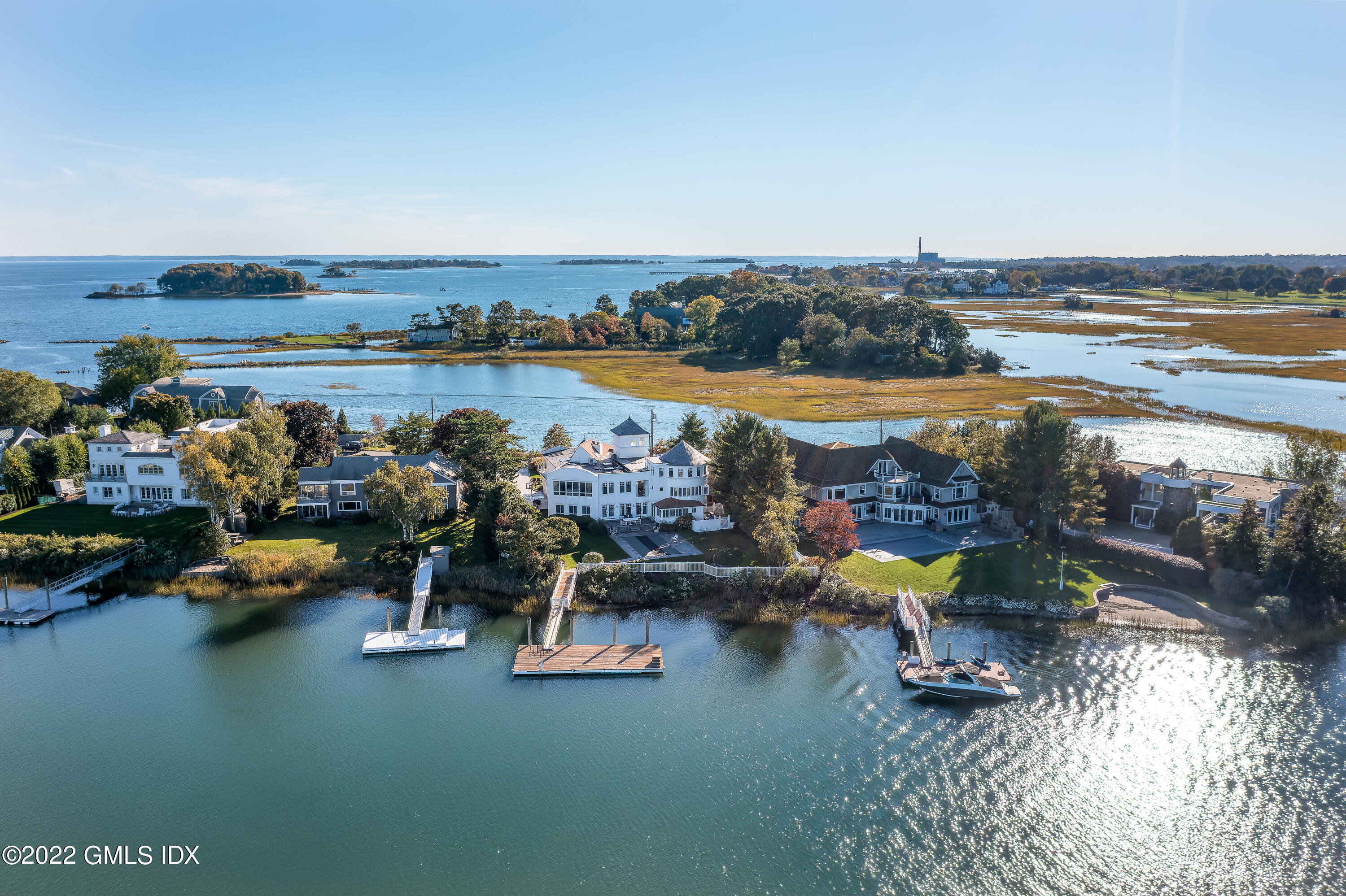 30 Surf Road Westport, CT 06880 - Photo 58 of 59 Aerial view of dock