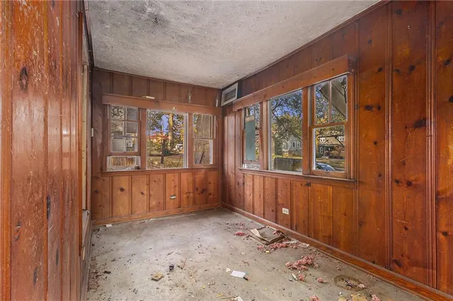 a view of an entryway with a hardwood