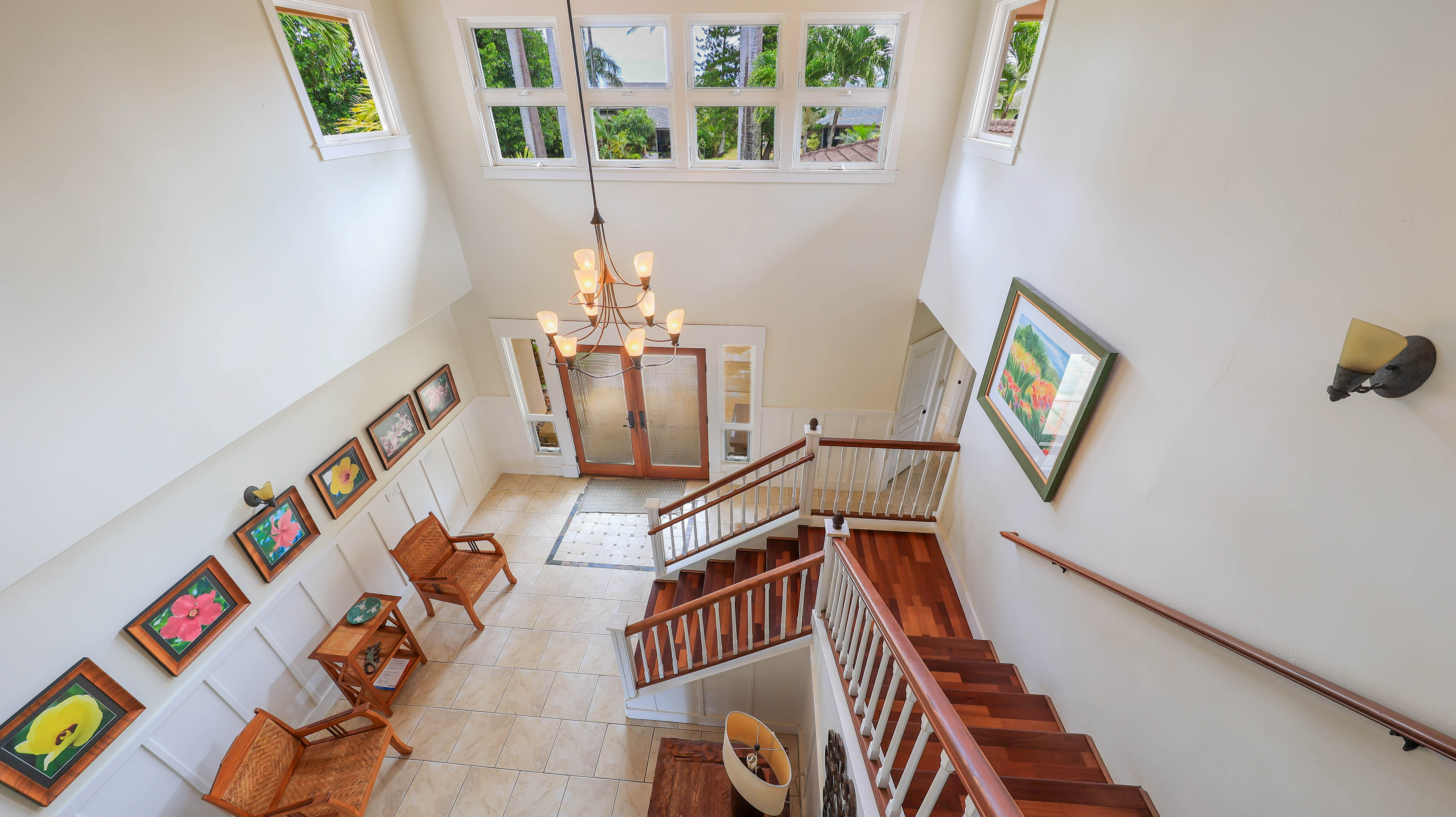 3570 Kaweonui Road Princeville, HI 96722 - Photo 26 of 30 a view of an entryway with wooden floor