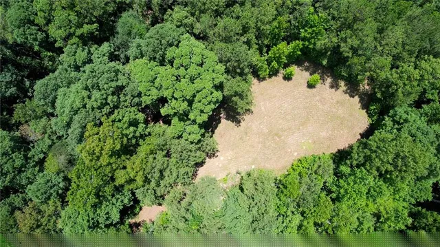 a aerial view of a house