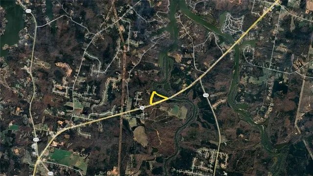 a view of a yard with a trees