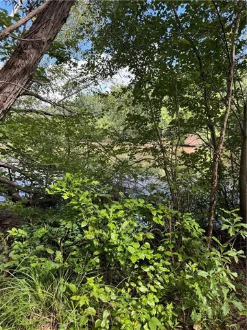 a backyard of a building
