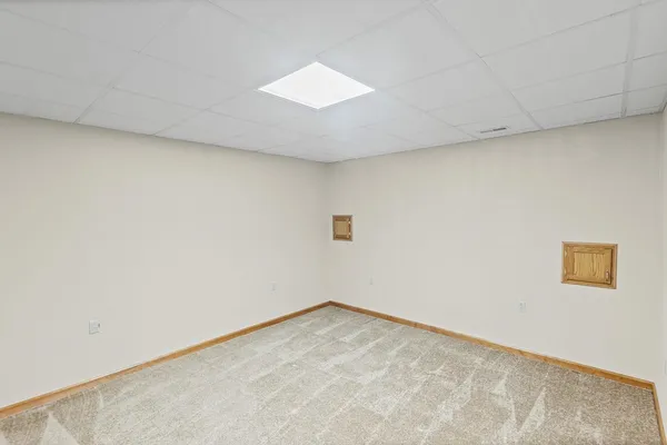 a view of an empty room