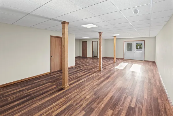 a view of wooden floor