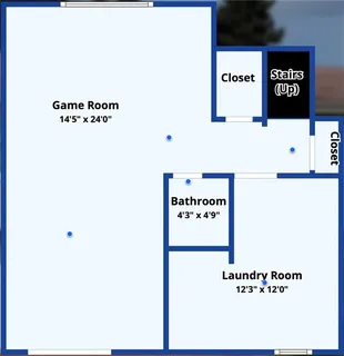 an aerial view of residential houses with yard