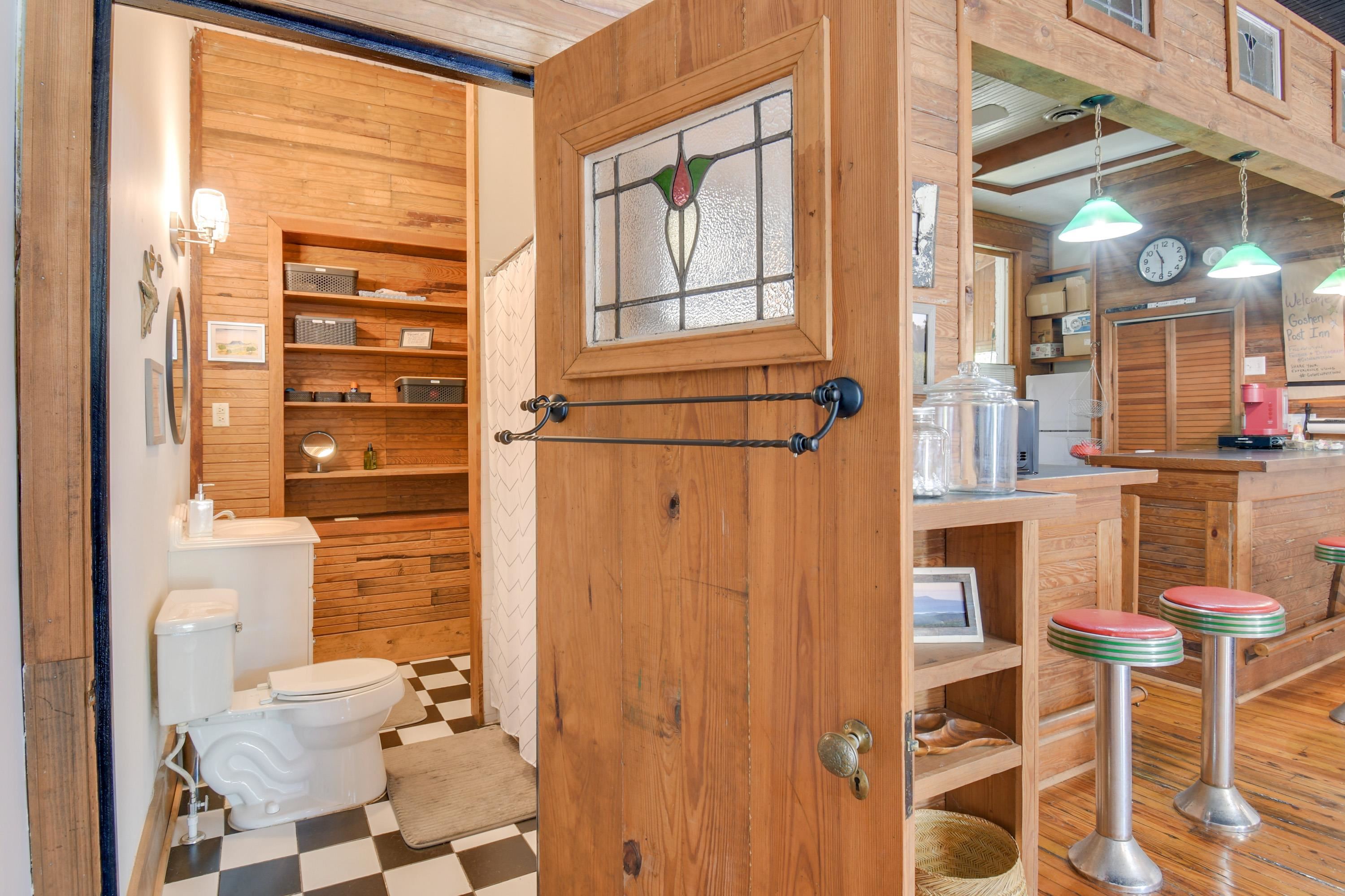 132 Main Street Goshen, VA 24439 - Photo 15 of 33 a bathroom with a sink toilet and shower