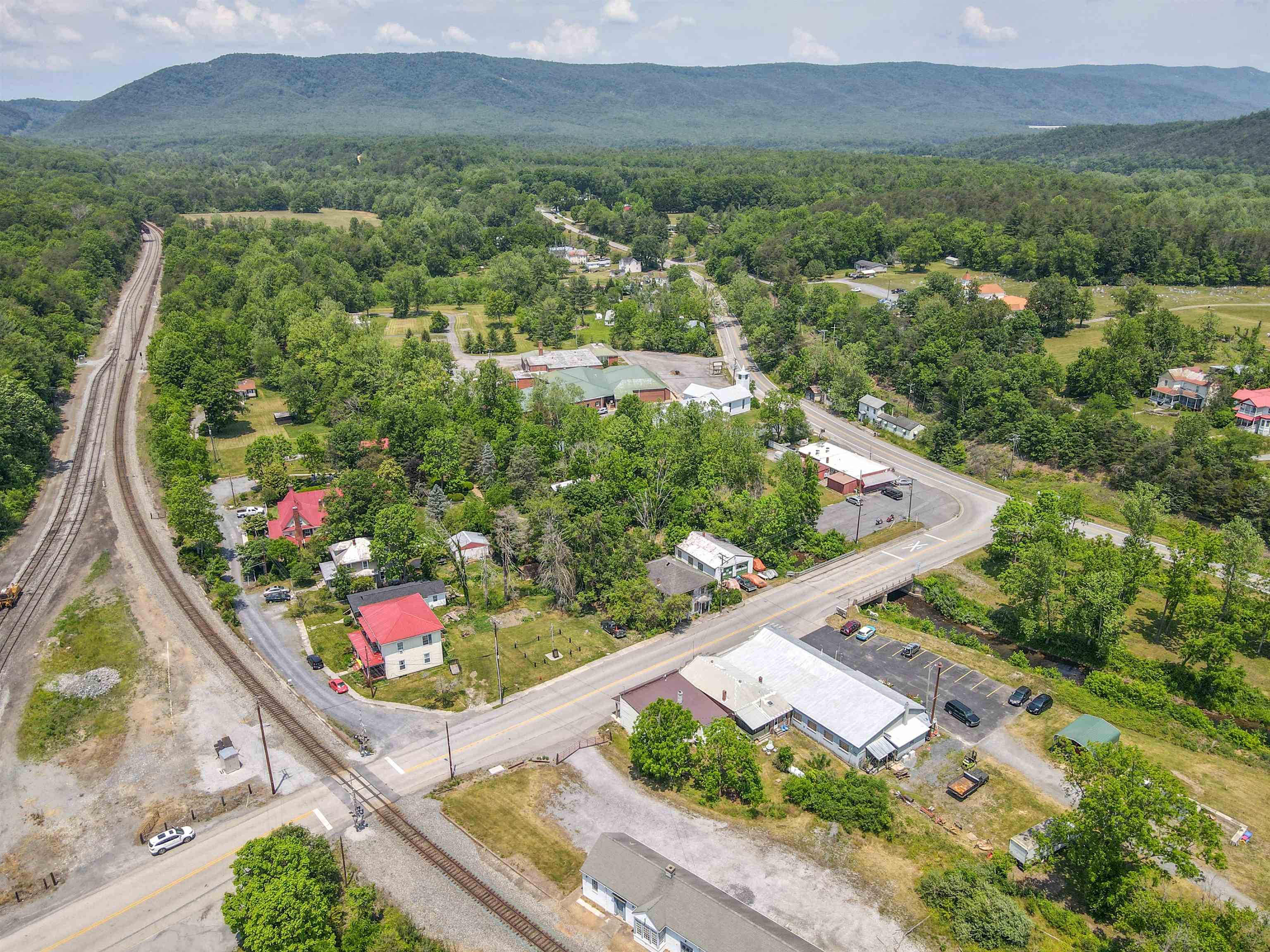 132 Main Street Goshen, VA 24439 - Photo 31 of 33 an aerial view of lake and residential houses