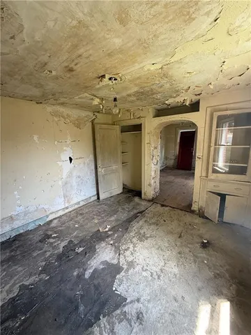 a view of a house with a garage