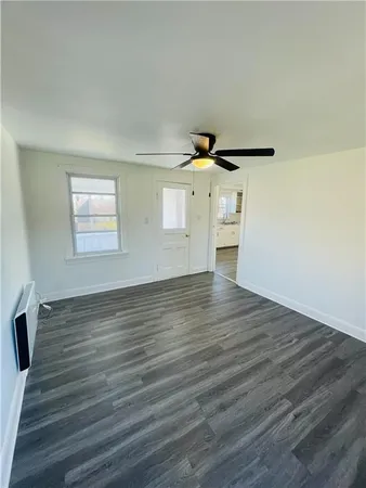 wooden floor in an empty room