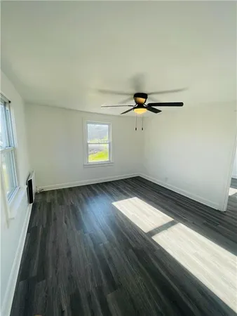 wooden floor in an empty room