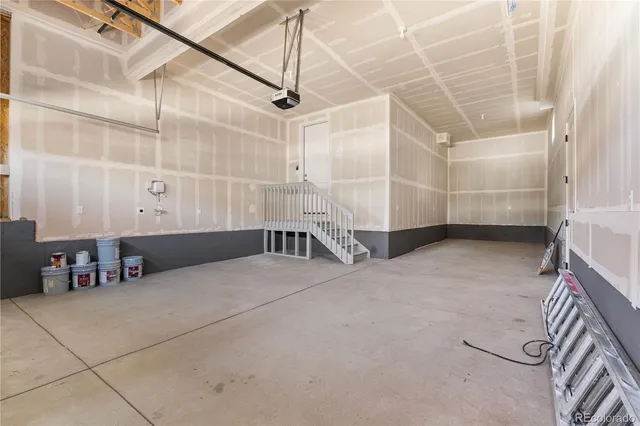 a view of a room with rack on the wall