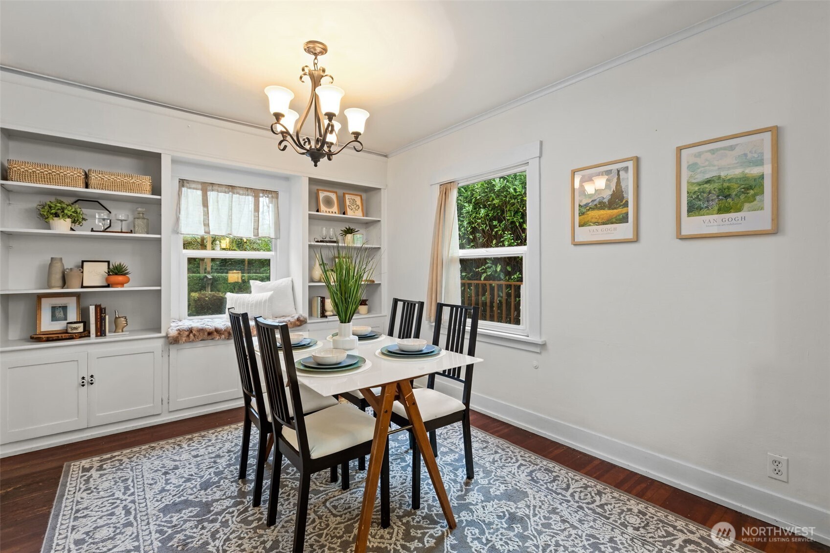 7030 Beverly Boulevard Everett, WA 98203 - Photo 7 of 37 a view of a dining room with furniture window and outside view