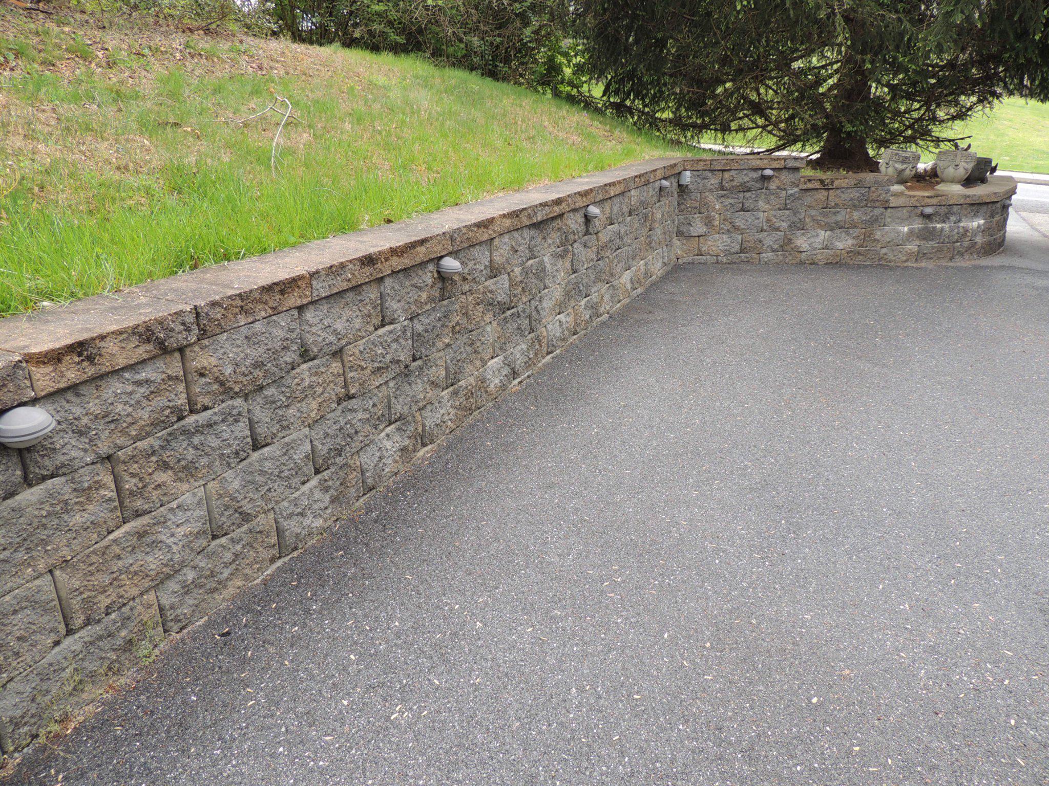 5838 Oklahoma Road Sykesville, MD 21784 - Photo 58 of 72 Elegant stone wall with soft solar lighting.