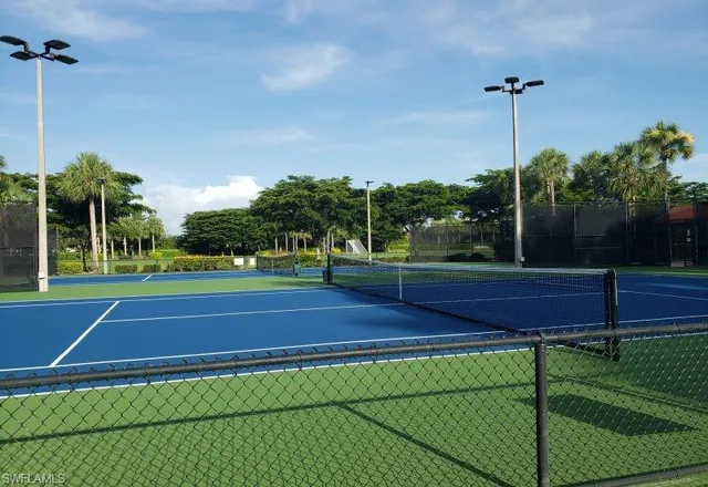 a view of a tennis court