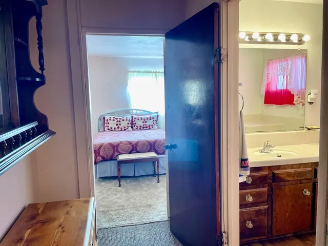 a view of a living room