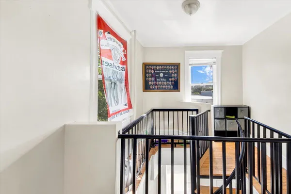 a view of an front door