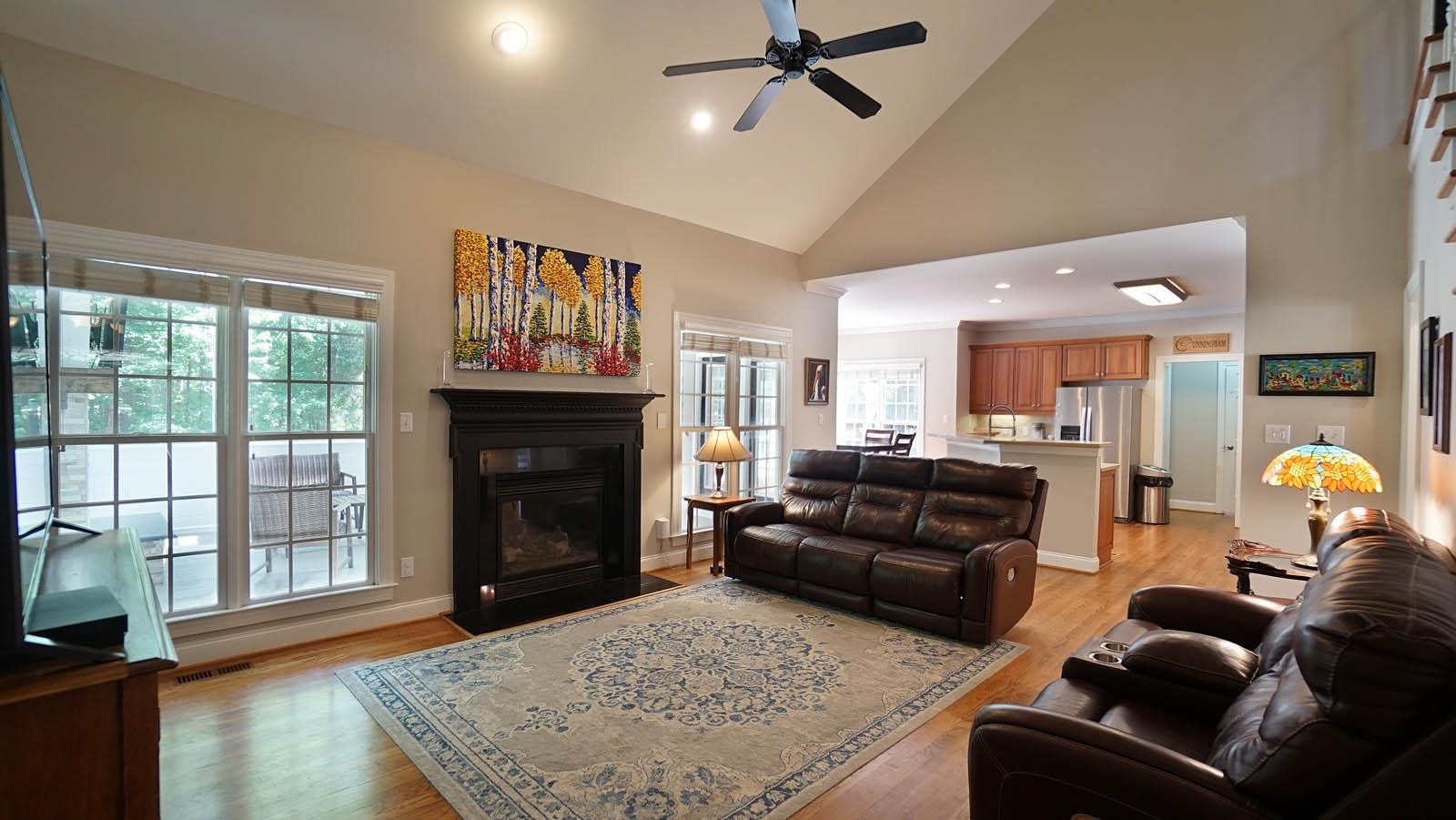 3720 Wesley Ridge Drive Apex, NC 27539 - Photo 6 of 61 Open concept family, kitchen and breakfast nook. Open concept