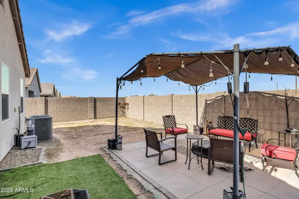 a view of outdoor space yard deck patio and fire pit