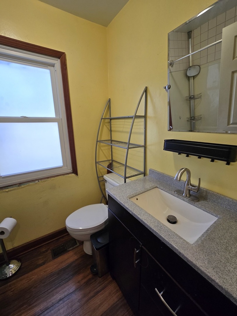 16517 Plainview Drive Markham, IL 60428 - Photo 16 of 30 a bathroom with a sink a mirror and a toilet