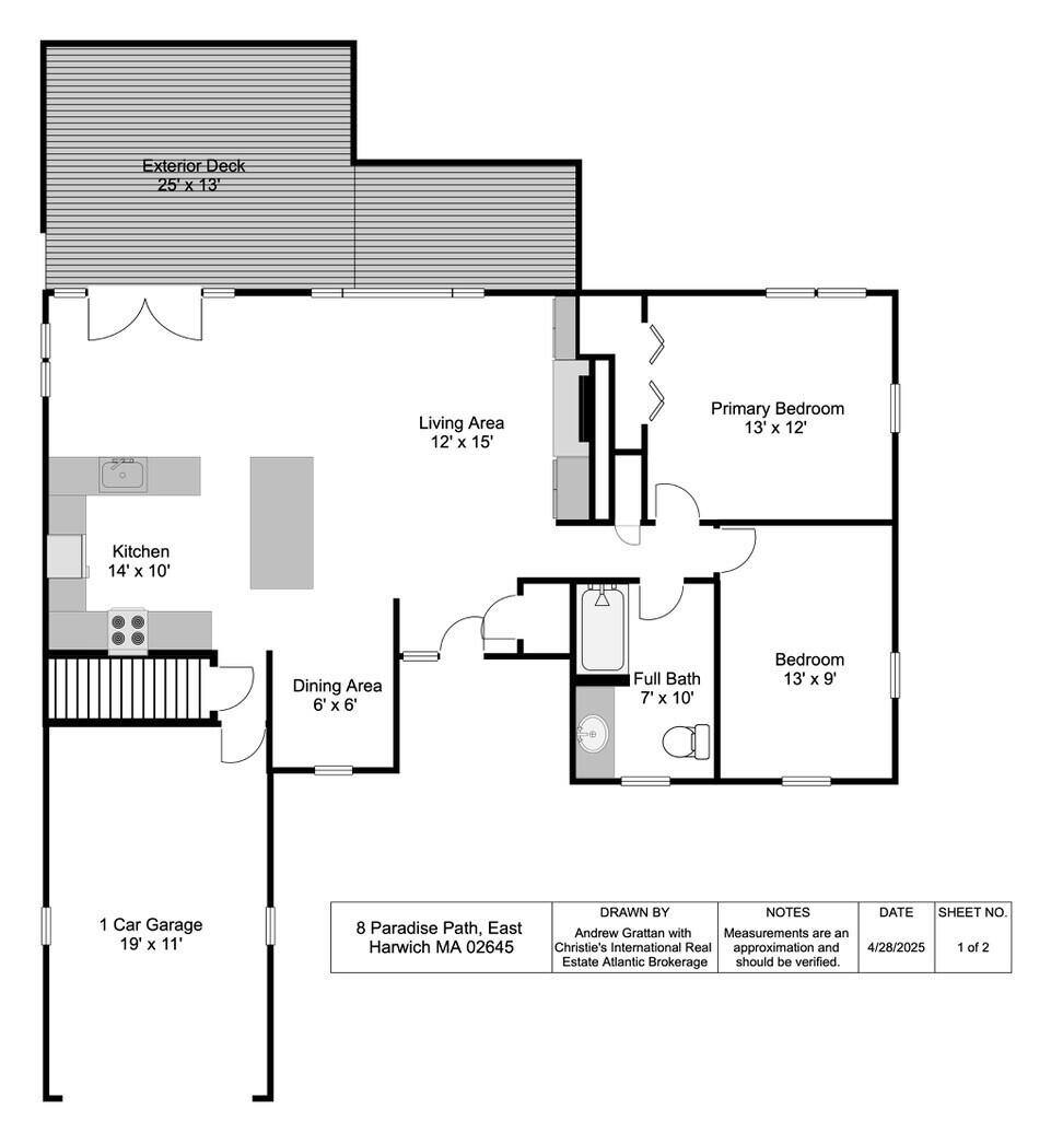 8 Paradise Path Harwich, MA 02645 - Photo 50 of 53 Floor Plans 8 Paradise Path 1