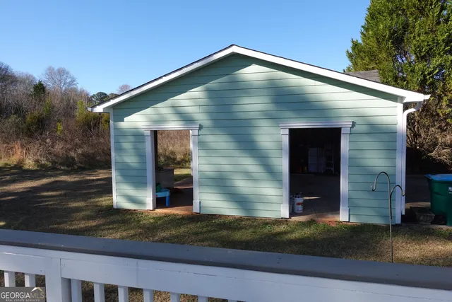 a front view of house