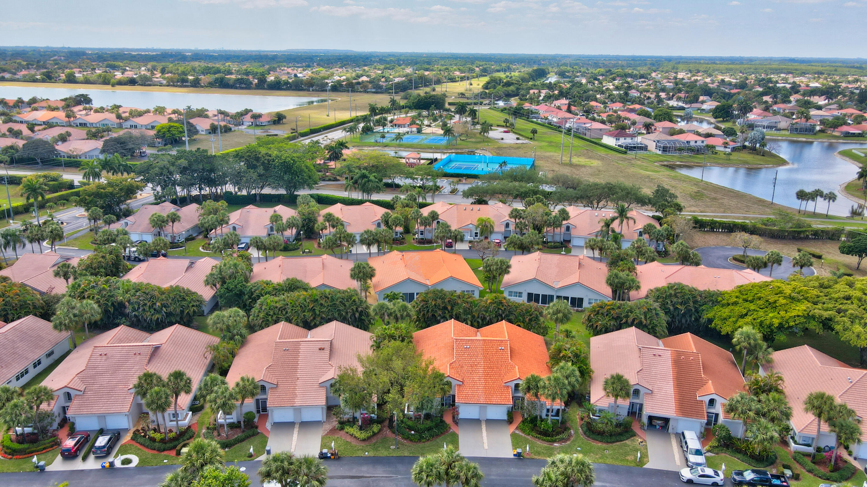 11128 Rios Road Boca Raton, FL 33498 - Photo 38 of 45 an aerial view of residential houses with outdoor space and river