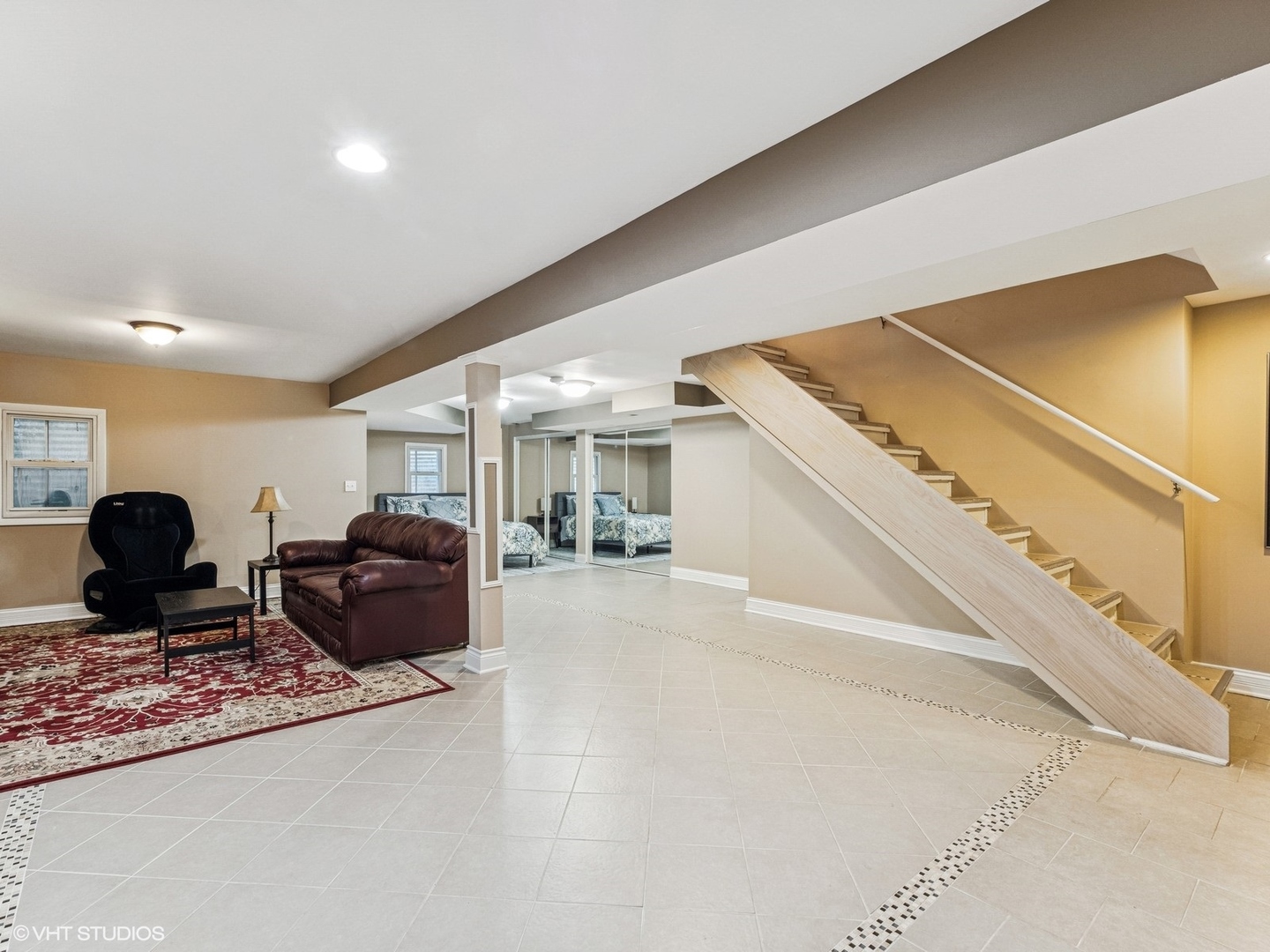 651 Garth Road Wheeling, IL 60090 - Photo 17 of 24 a living room with furniture a couch and wooden floor