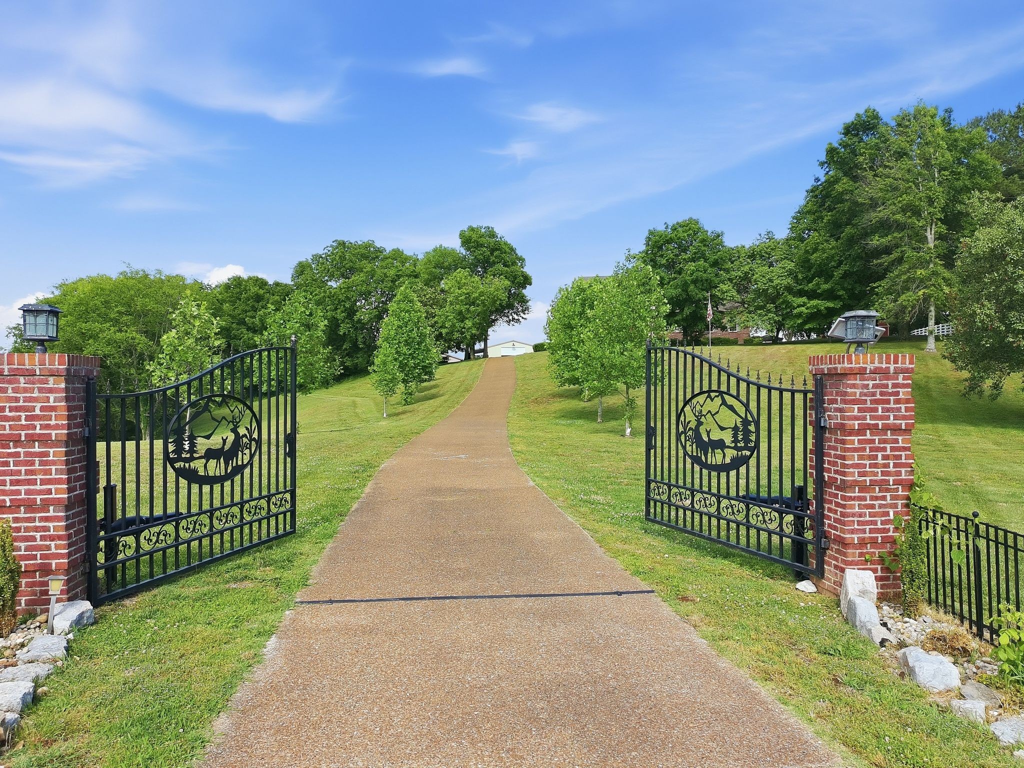 1150 Cochran Cemetery Road Lewisburg, TN 37091 - Photo 1 of 63 a view of a pathway with a wrought fence