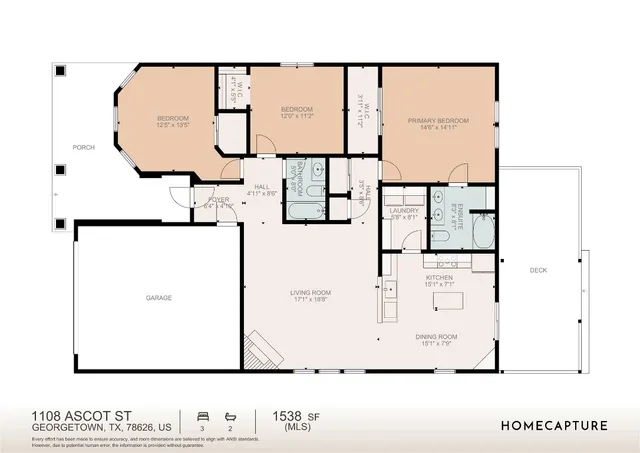 $310,000 | 1108 Ascot Street, Georgetown, TX 78626