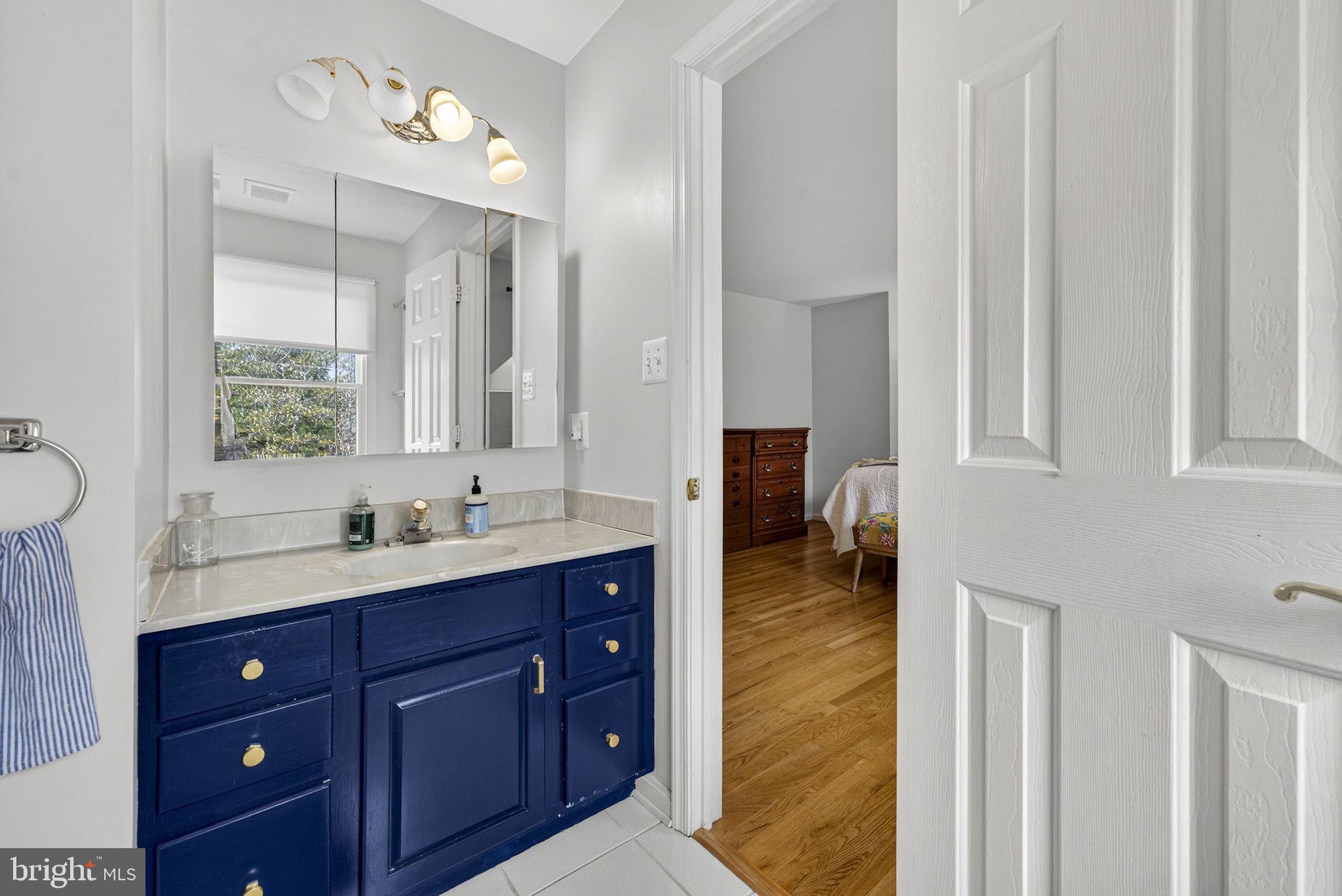 10507 Cliff Mills Road Marshall, VA 20115 - Photo 40 of 56 a en suite bathroom with a sink double vanity and mirror