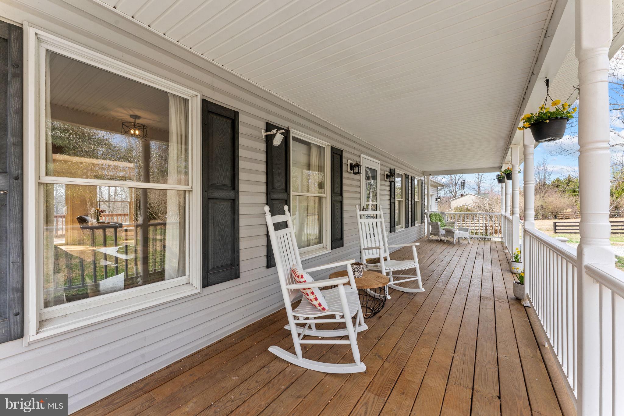 10507 Cliff Mills Road Marshall, VA 20115 - Photo 45 of 56 a view of a chairs on the balcony