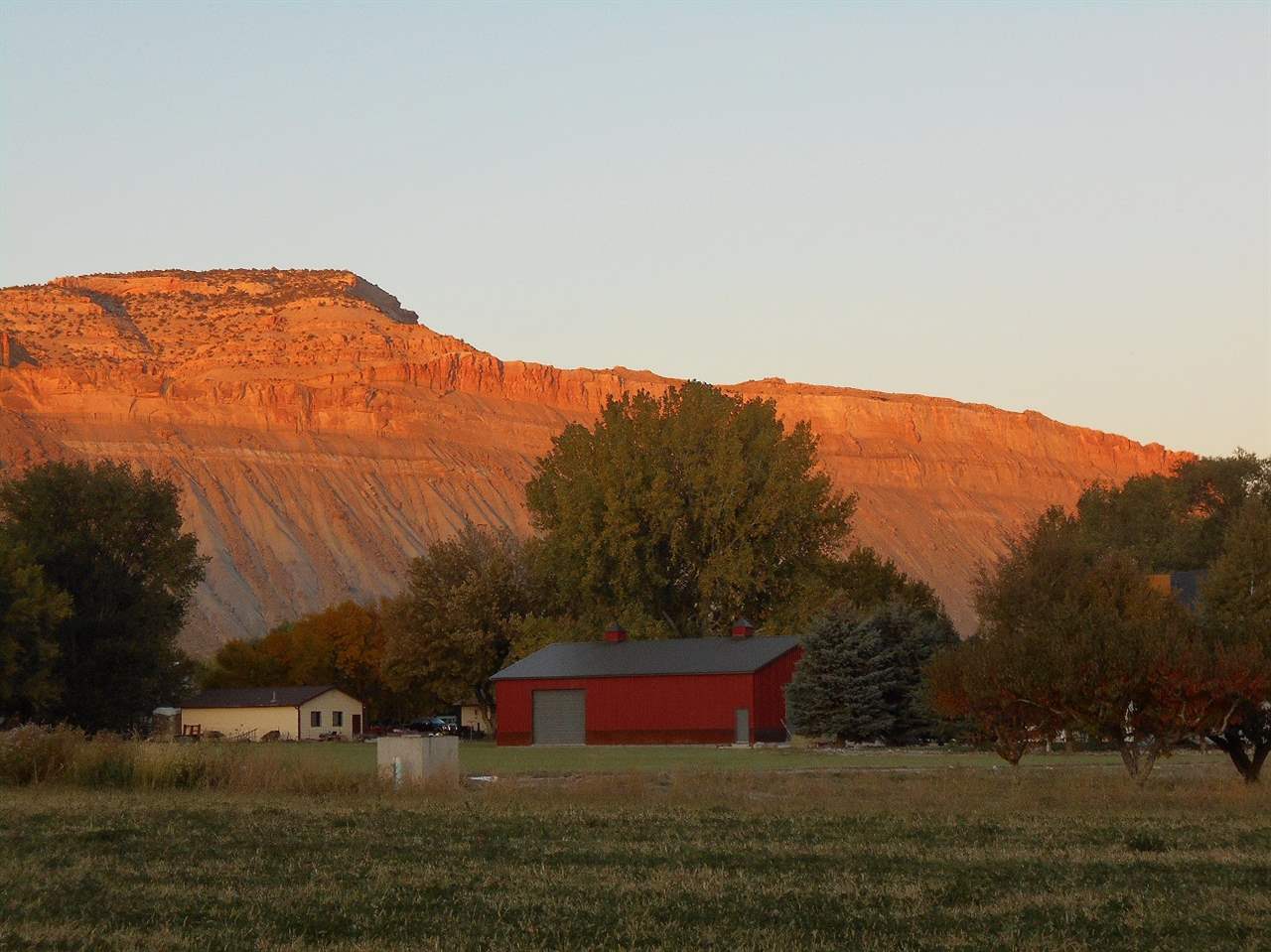 3594 G Road Palisade, CO 81526 - Photo 10 of 13 a view of house with yard and lake view